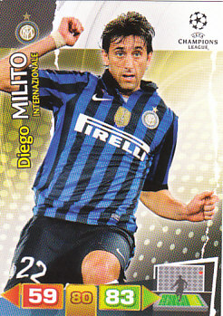 Diego Milito Internazionale Milano 2011/12 Panini Adrenalyn XL CL #118